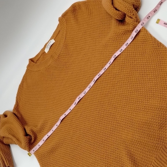 Zenana sweater size large crew neck long sleeve rust orange Fall color Zenana - Picture 6 of 10